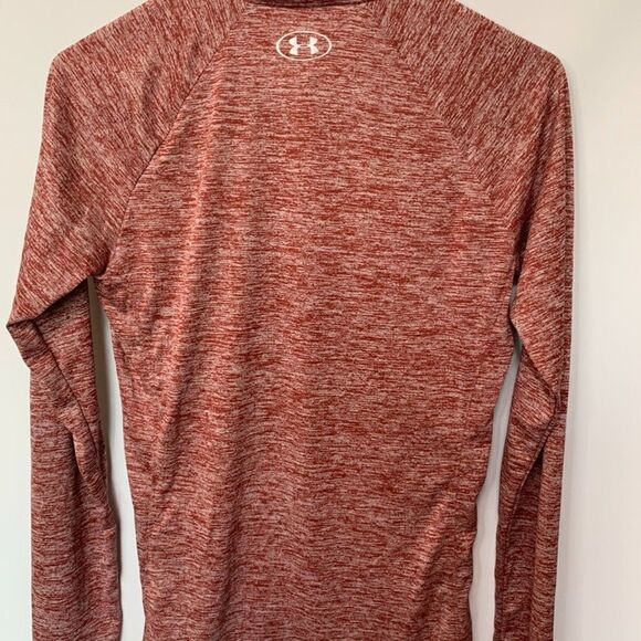 Under Armour Heat Gear Loose Fit 1/4 Zip Long Sleeve Shirt - Picture 4 of 6